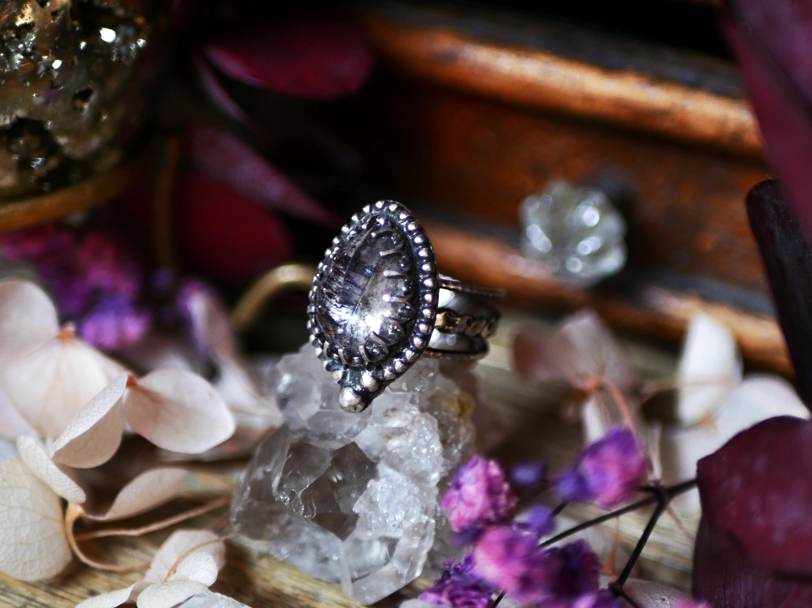 Bague réglable Super Seven II - Argent 925