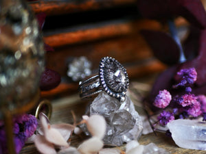 Bague réglable Super Seven II - Argent 925