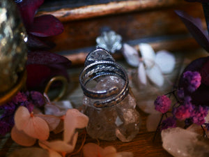 Bague réglable Super Seven II - Argent 925