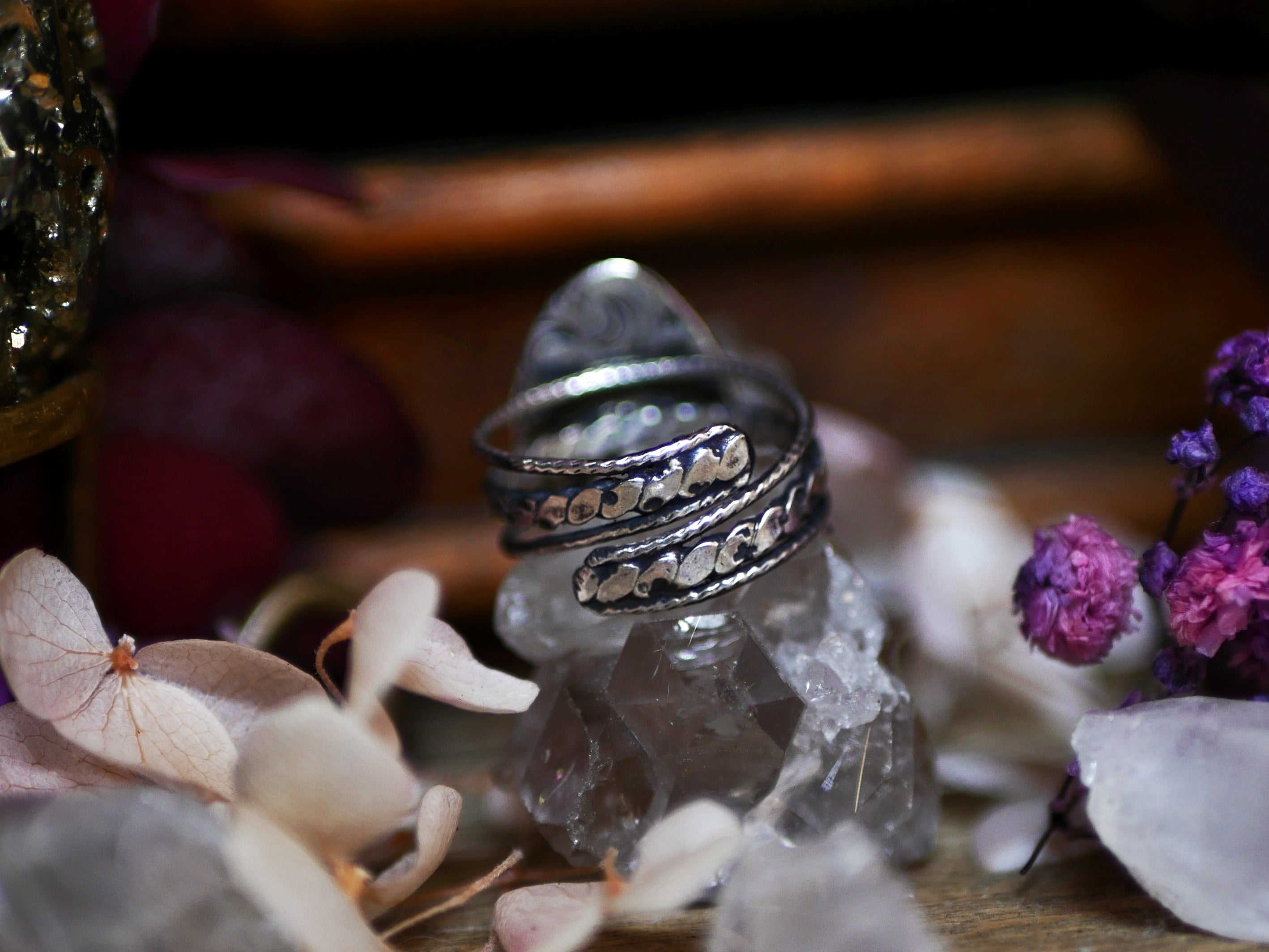 Bague réglable Super Seven II - Argent 925