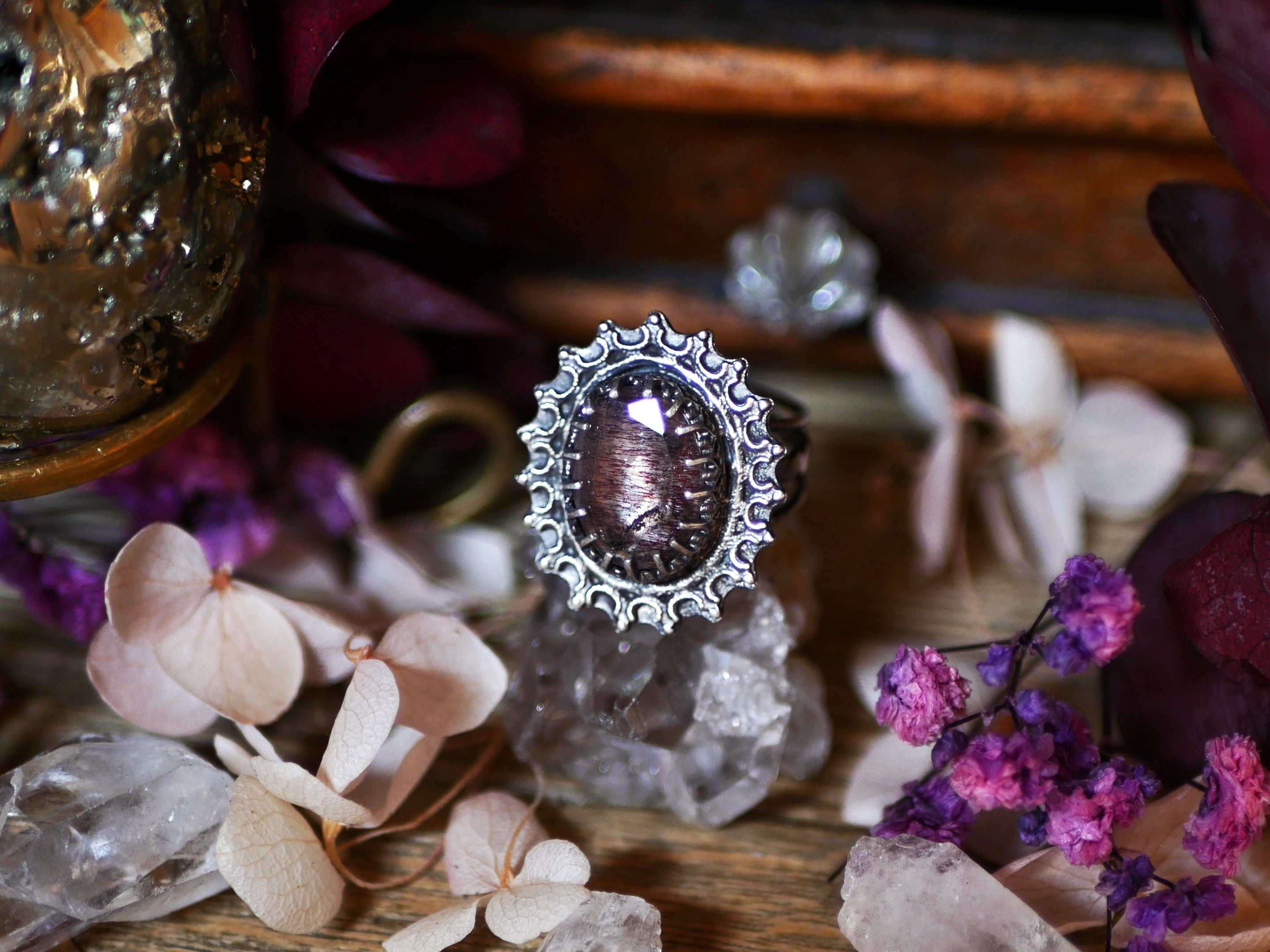 Bague réglable Super Seven I - Argent 925