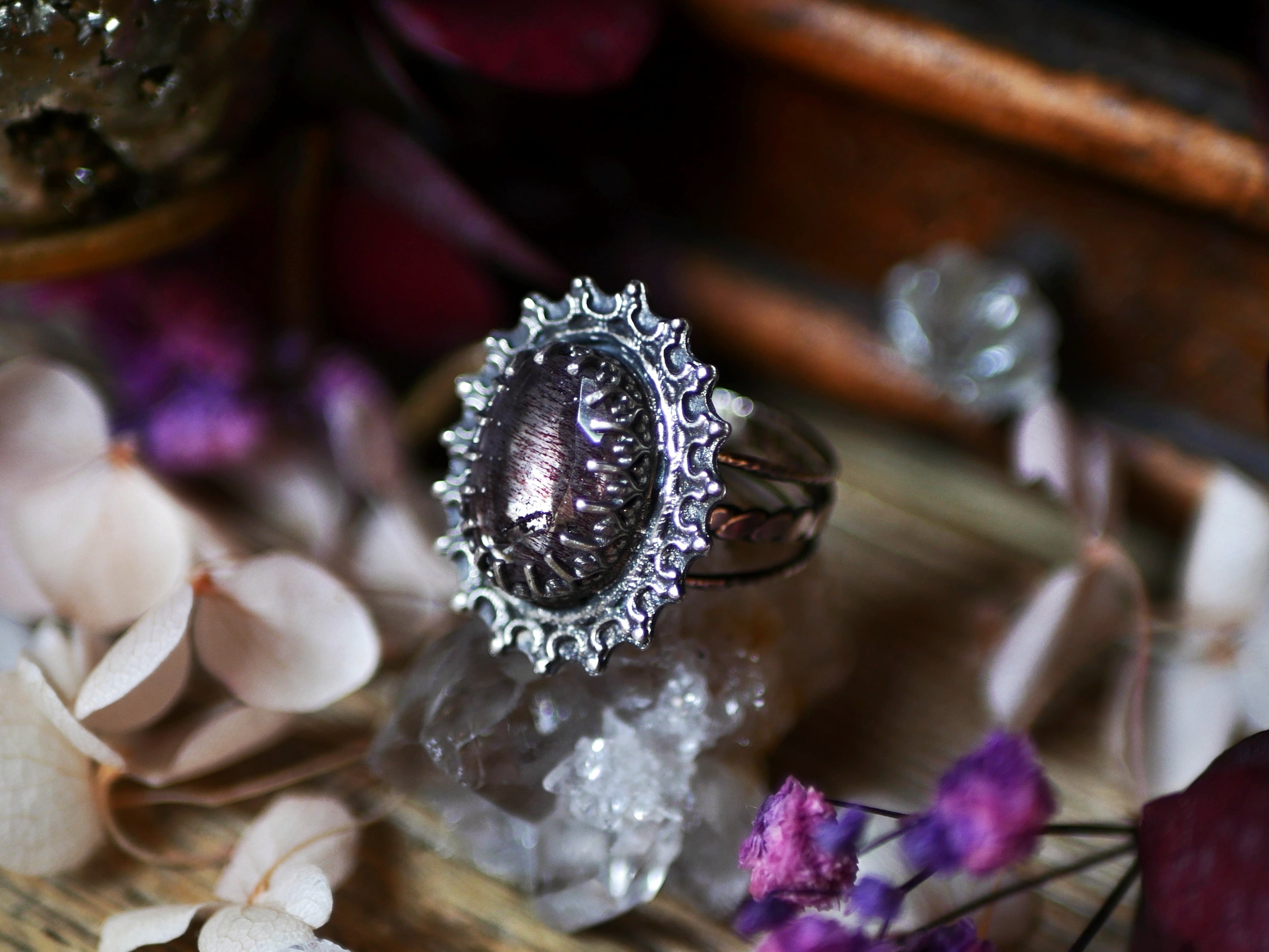 Bague réglable Super Seven I - Argent 925