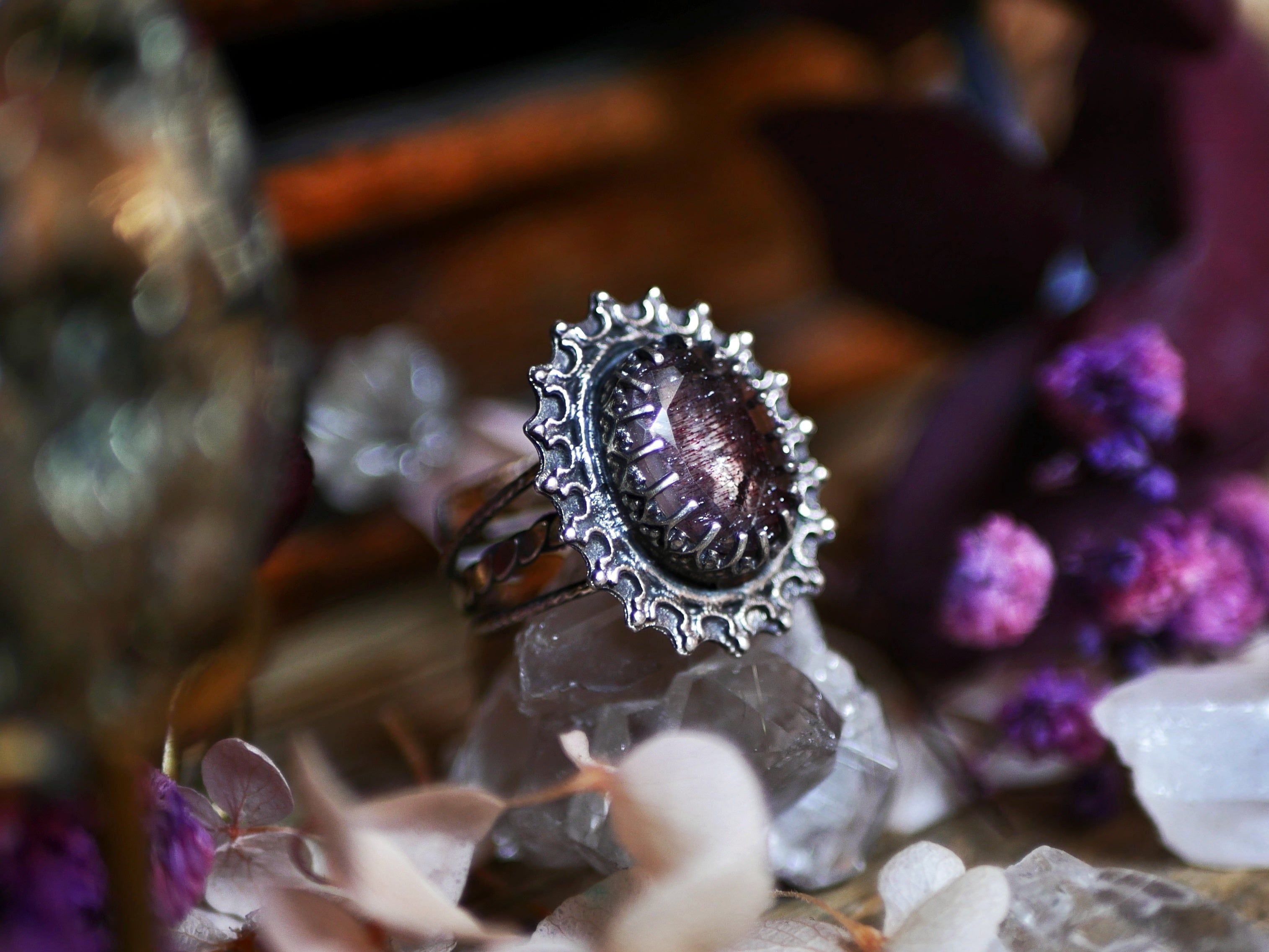 Bague réglable Super Seven I - Argent 925
