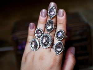 Bague réglable Super Seven IV - Argent 925