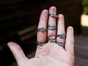 Bague réglable Super Seven IV - Argent 925
