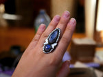 Charger l&#39;image dans la galerie, REAERVEE VALERIE - Bague réglable Pierres de Lune - Argent 925
