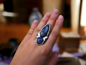 REAERVEE VALERIE - Bague réglable Pierres de Lune - Argent 925