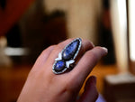 Charger l&#39;image dans la galerie, REAERVEE VALERIE - Bague réglable Pierres de Lune - Argent 925
