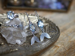 Charger l'image dans la galerie, RÉSERVÉES ALEXANDRA P. - Boucles d'oreilles Sirène - Aigue Marine - Argent 925
