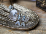 Charger l'image dans la galerie, RÉSERVÉES ALEXANDRA P. - Boucles d'oreilles Sirène - Aigue Marine - Argent 925
