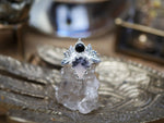 Charger l'image dans la galerie, RÉSERVÉE NADIA - Bague Merlinite &amp; Zircon noir - Argent 925
