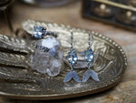 Charger l'image dans la galerie, RÉSERVÉES ALEXANDRA P. - Boucles d'oreilles Sirène - Aigue Marine - Argent 925

