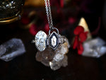 Charger l&#39;image dans la galerie, Collier &quot;Poison&quot; Diamant d&#39;Herkimer - Argent 925
