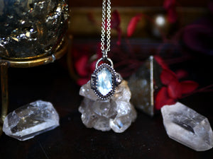 Collier "Poison" Kyanite Bleue - Argent 925