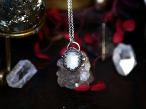 Collier "Poison" Pierre de Lune - Argent 925