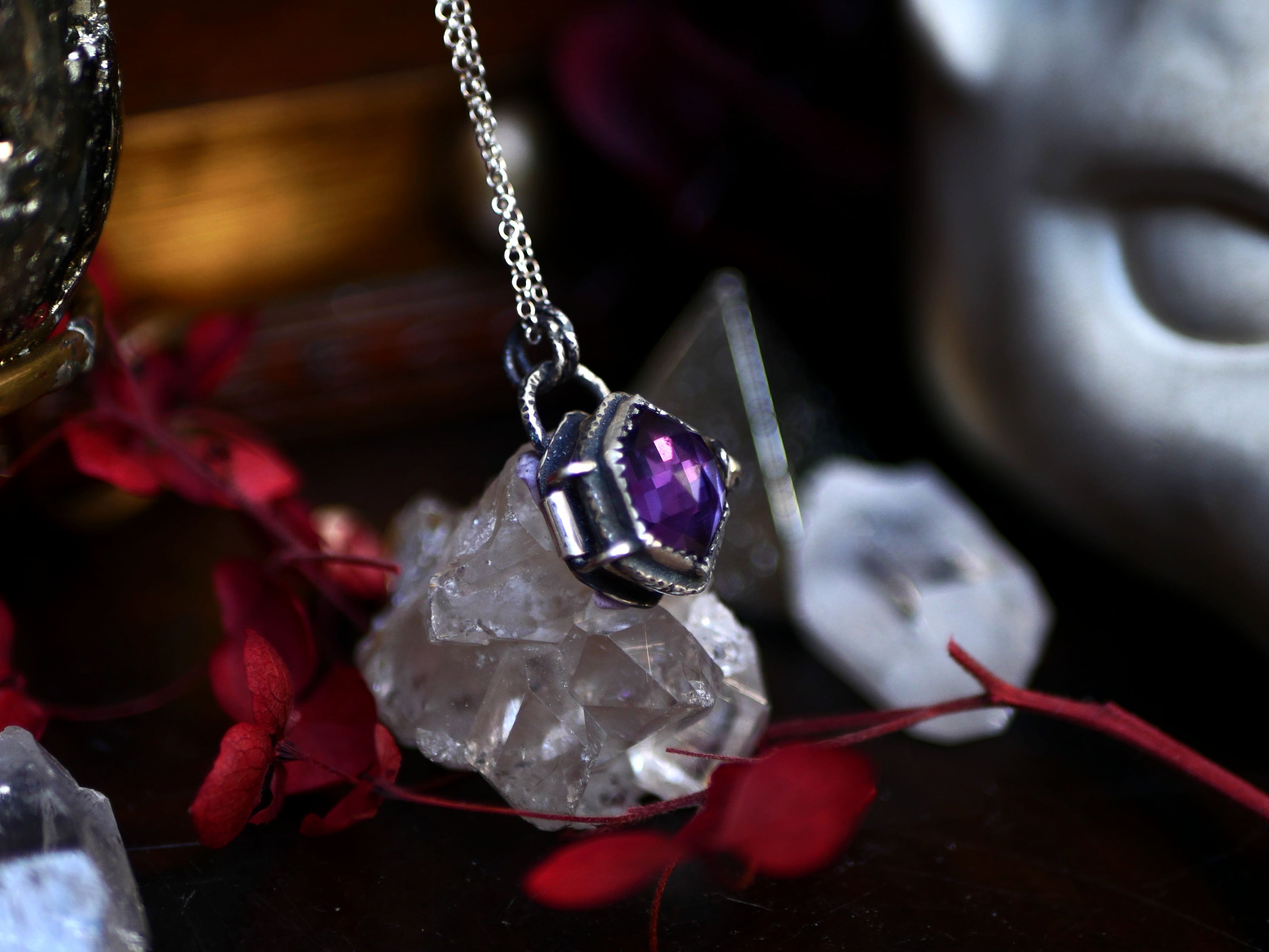 Collier "Poison" Alexandrite - Argent 925