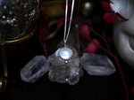 Charger l&#39;image dans la galerie, Collier &quot;Simple&quot; Pierre de Lune - Argent 925
