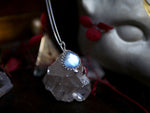 Charger l&#39;image dans la galerie, Collier &quot;Simple&quot; Nacre &amp; Quartz - Argent 925
