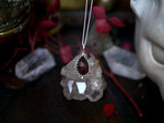 Charger l&#39;image dans la galerie, Collier &quot;Simple&quot; Grenat Rouge - Argent 925
