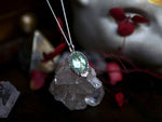 Charger l&#39;image dans la galerie, Collier &quot;Simple&quot; Kyanite Verte II - Argent 925
