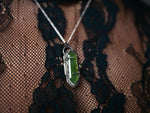 Charger l&#39;image dans la galerie, Collier &quot;Poison&quot; Serpentine - Argent 925
