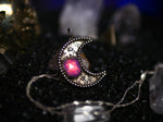 Charger l&#39;image dans la galerie, Collier Lune Opale Aurora - Argent 925
