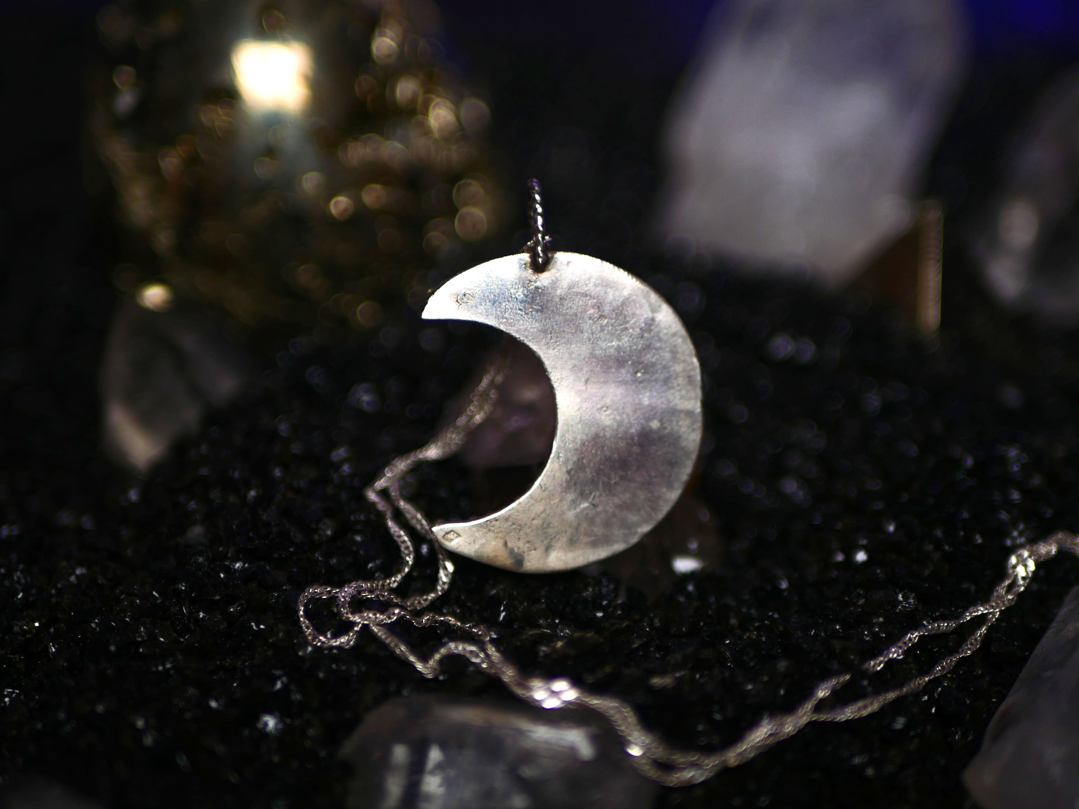 Collier Lune Opale Aurora - Argent 925