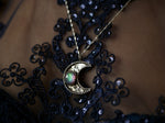 Charger l&#39;image dans la galerie, Collier Lune Opale Aurora - Argent 925
