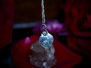 Collier Coeur de Quartz Fumé II - Argent 925