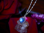 Charger l&#39;image dans la galerie, Collier Coeur de Nacre &amp; Quartz clair - Argent 925
