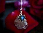 Charger l&#39;image dans la galerie, Collier Coeur de Labradorite - Argent 925
