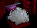 Charger l&#39;image dans la galerie, Jonc Coeur de Nacre &amp; Quartz clair - Argent 925
