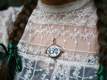 Charger l&#39;image dans la galerie, Talisman réversible - Pierre de Lune &amp; Topaze bleue - Argent 925
