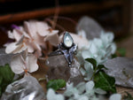 Charger l&#39;image dans la galerie, Bague réglable Métamorphoses - Calcédoine Aqua - Argent 925
