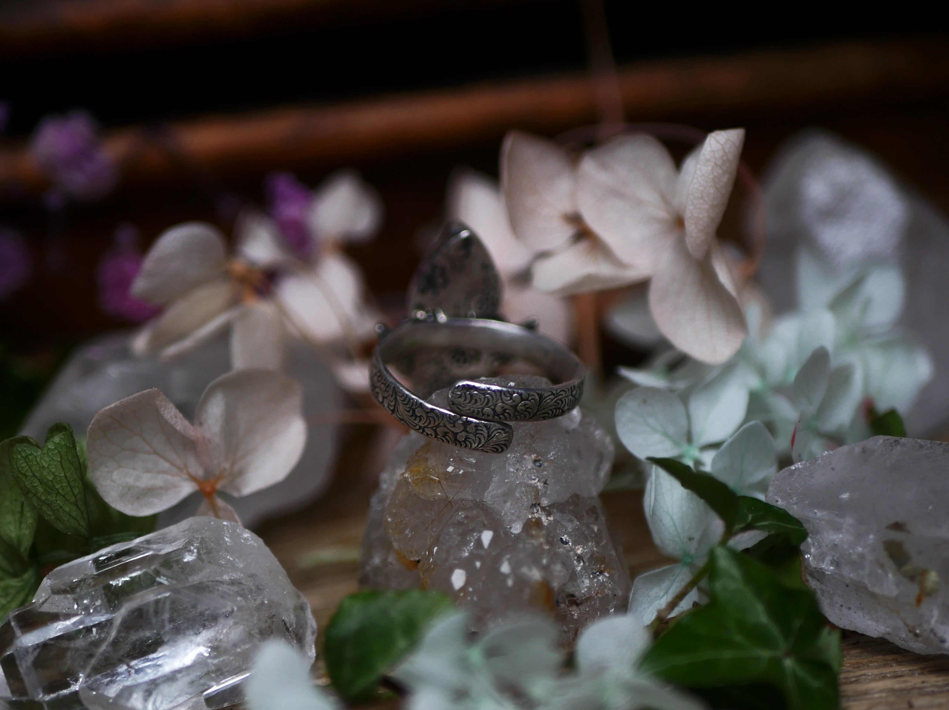 Bague réglable Métamorphoses - Améthyste - Argent 925