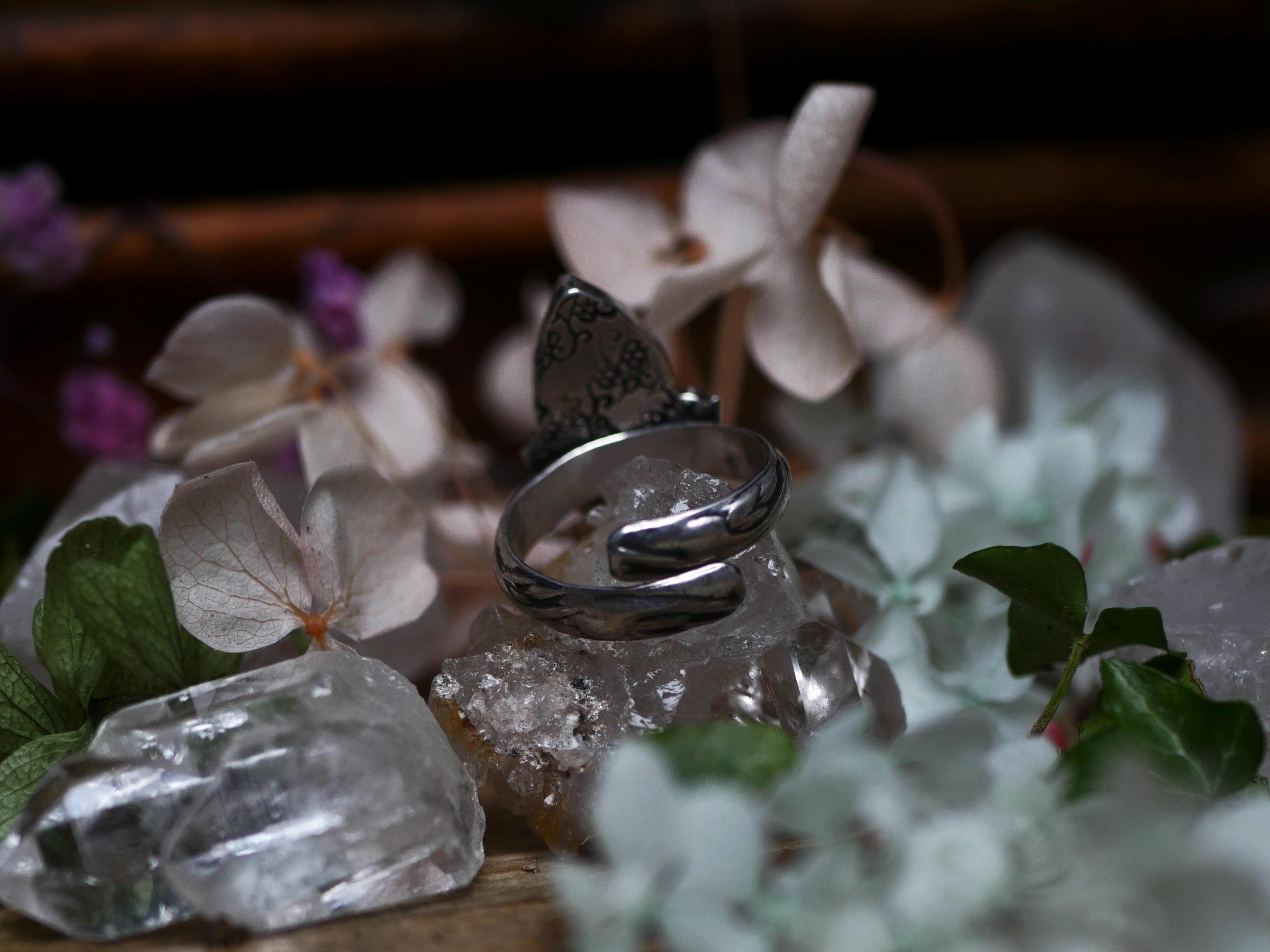 Bague réglable Métamorphoses - Prasiolite - Argent 925