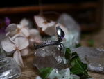 Charger l&#39;image dans la galerie, Bague réglable Métamorphoses - Calcédoine &amp; Améthyste - Argent 925
