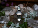 Charger l&#39;image dans la galerie, Bague réglable Métamorphoses - Prasiolite, Pierre de Lune &amp; Calcédoine - Argent 925

