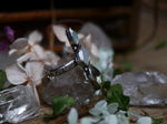 Charger l&#39;image dans la galerie, Bague réglable Métamorphoses - Prasiolite, Pierre de Lune &amp; Calcédoine - Argent 925
