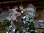 Charger l&#39;image dans la galerie, Bague réglable Métamorphoses - Prehnite &amp; Calcédoines - Argent 925
