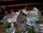 Charger l&#39;image dans la galerie, Bague réglable Métamorphoses - Prehnite &amp; Calcédoines - Argent 925
