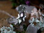 Charger l&#39;image dans la galerie, Collier Métamorphoses - Quartz rose &amp; Fluorine - Argent 925
