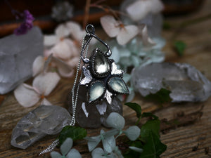 Collier Métamorphoses - Prasiolite & Calcédoines - Argent 925