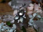 Charger l&#39;image dans la galerie, Collier Métamorphoses - Prasiolite &amp; Calcédoines - Argent 925

