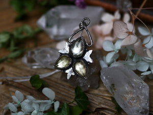 Collier Métamorphoses - Prasiolite & Quartz citron - Argent 925