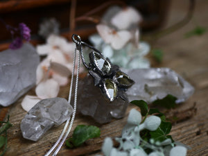 Collier Métamorphoses - Prasiolite & Quartz citron - Argent 925