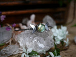 Charger l&#39;image dans la galerie, Jonc Métamorphoses - Quartz rutile &amp; Amazonite - Argent 925
