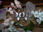 Charger l&#39;image dans la galerie, Boucles d&#39;oreilles Métamorphoses - Calcédoines - Argent 925
