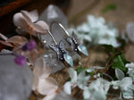 Charger l&#39;image dans la galerie, Boucles d&#39;oreilles Métamorphoses - Calcédoines - Argent 925
