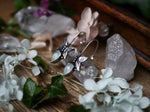 Charger l&#39;image dans la galerie, Boucles d&#39;oreilles Métamorphoses - Calcédoines - Argent 925
